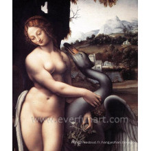 Huile sur toile Nude Women Painting Wall Pictures for Living Room (EBF-082)